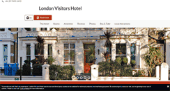 Desktop Screenshot of londonvisitorshotel.com