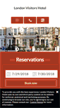 Mobile Screenshot of londonvisitorshotel.com